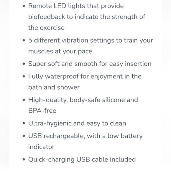 Plus One Kegal Trainer w/Storage Bag - Picture 8 of 10